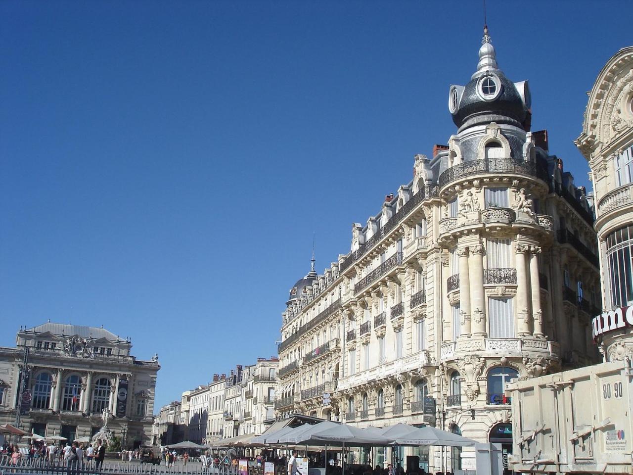 Douillet Et Coquet Appartement Climatise - Parking Prive Gratuit - Centre Монпелие Екстериор снимка